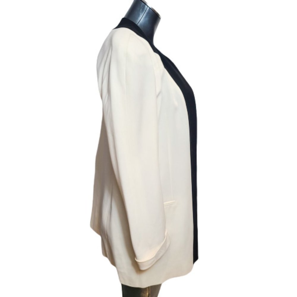 BEAUTIFUL GIORGIO ARMANI CONTRASTING BORDERS BLAZER / JACKET -SIZE: 8 - Picture 5 of 16
